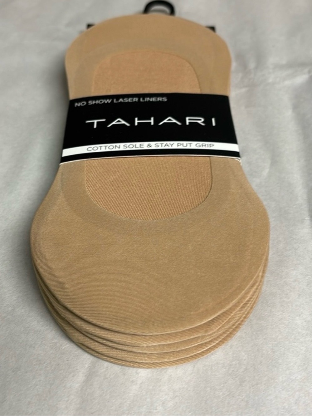 New Tahari Socks Women’s 5 Pairs Liners Socks Tan Low Cut No Show Casual Preppy - Picture 2 of 14